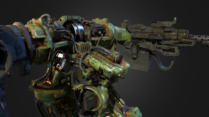 MECH MARINE C01 3D Model