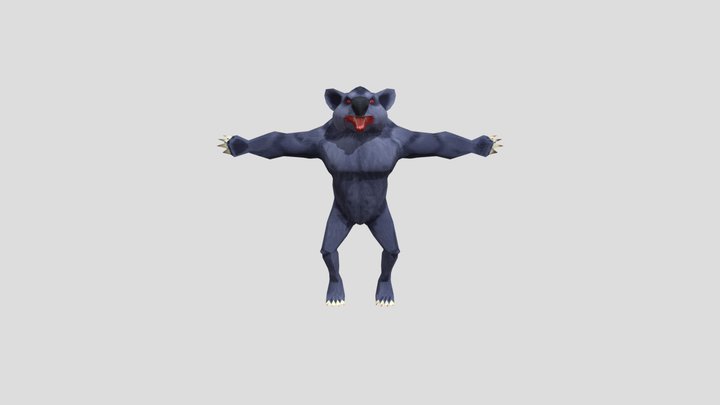 Drop Bear 3D Model