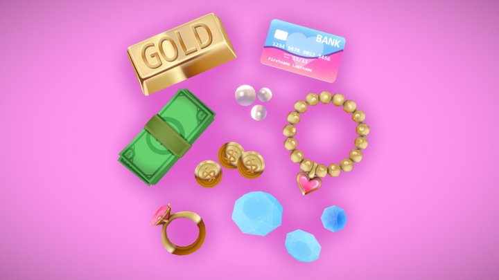 Money Props! 3D Model