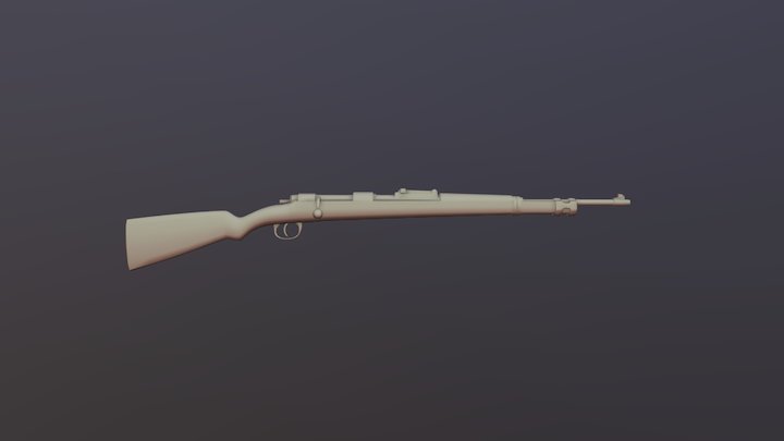 Old Rifle 3D Model