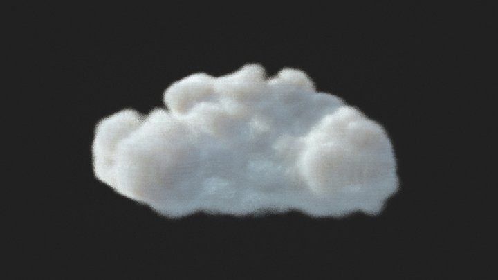 Fluffy Cloud ☁ 3D Model