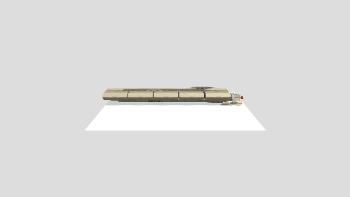 J Class Cargo Ship 3D Model