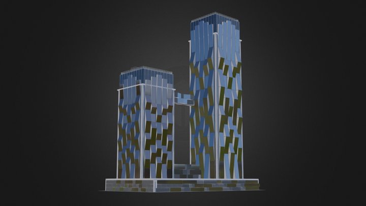 High Rise Building 3D Model
