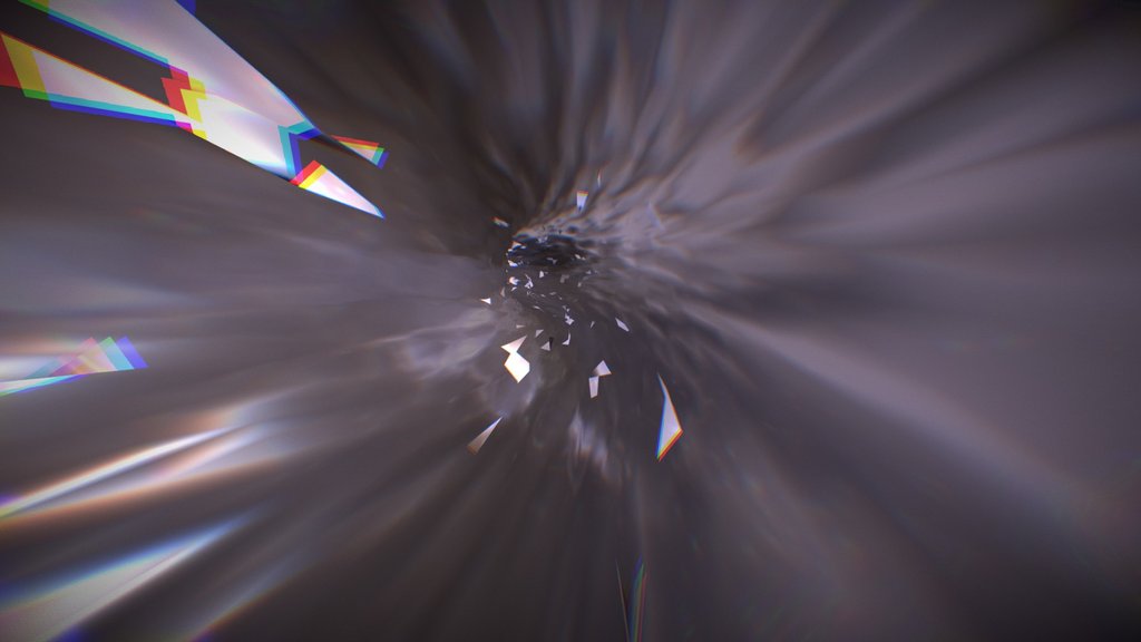 Free Tunnel wormhole space fly effect loop