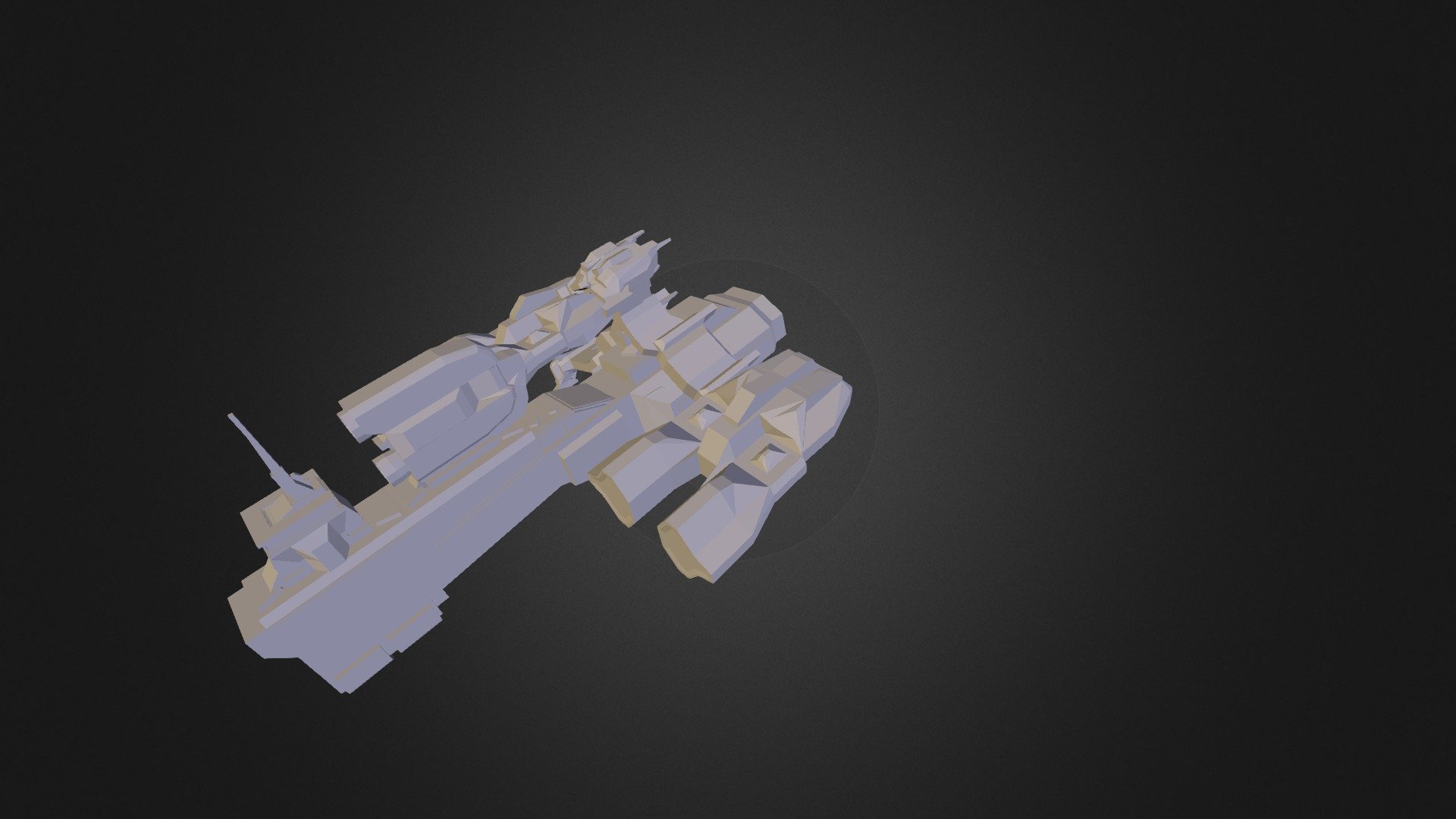 Space Cruiser - 3D model by KingArthur [01d6b9d] - Sketchfab