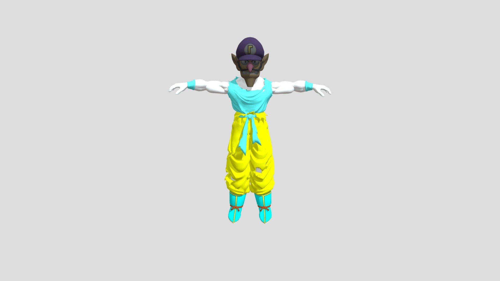 Buff Waluigi Meme