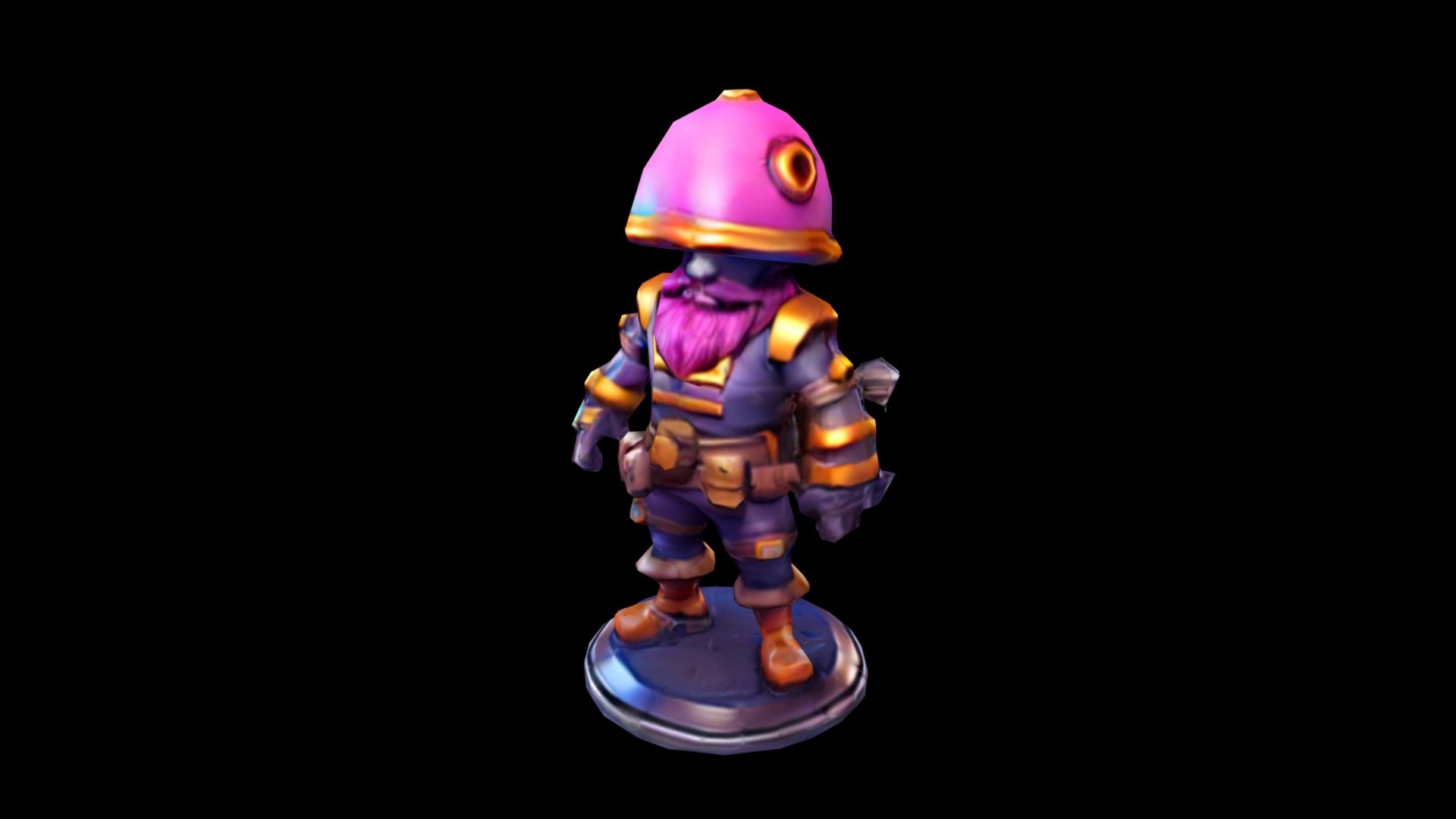 Electric Blue Carmine The Toy Gesture Helmet Toy - Download Free 3D ...