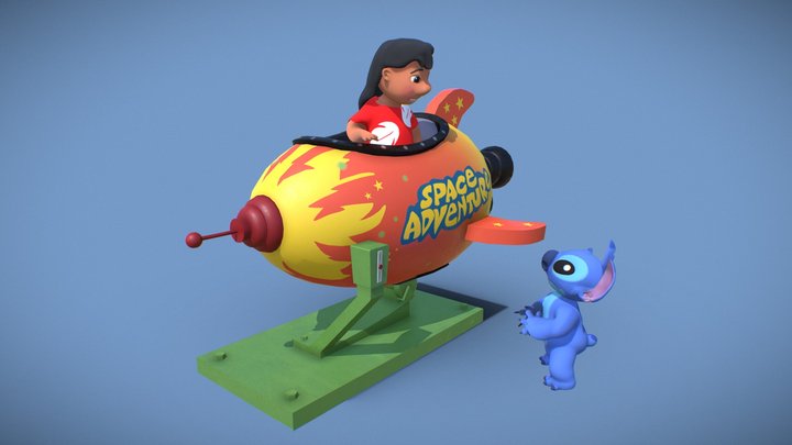 Lilo and Stitch 3D Model