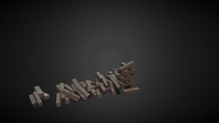 JengaTower 3D Model