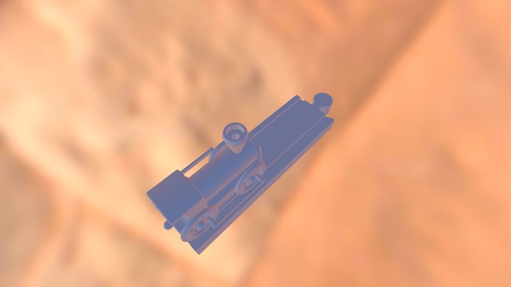 Model Train+Track 3D Model