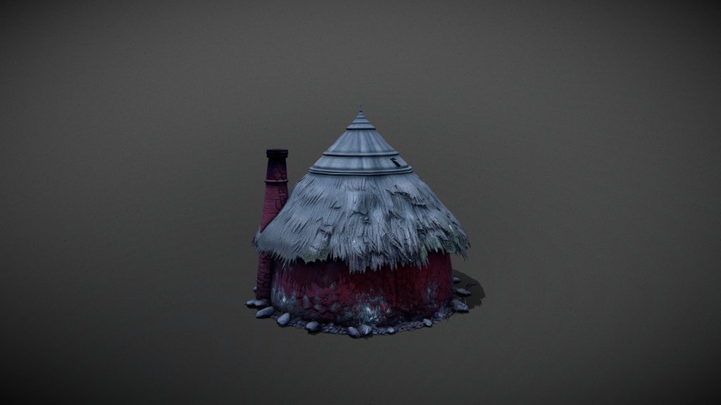 Stylized Haunted Witch Hut