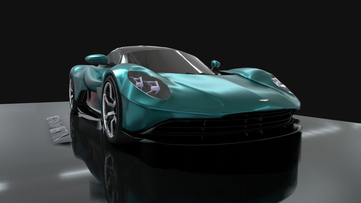 Aston Martin Valhalla 2023 3D Model