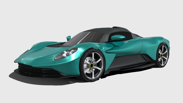 Aston Martin Valhalla 2023 3D Model