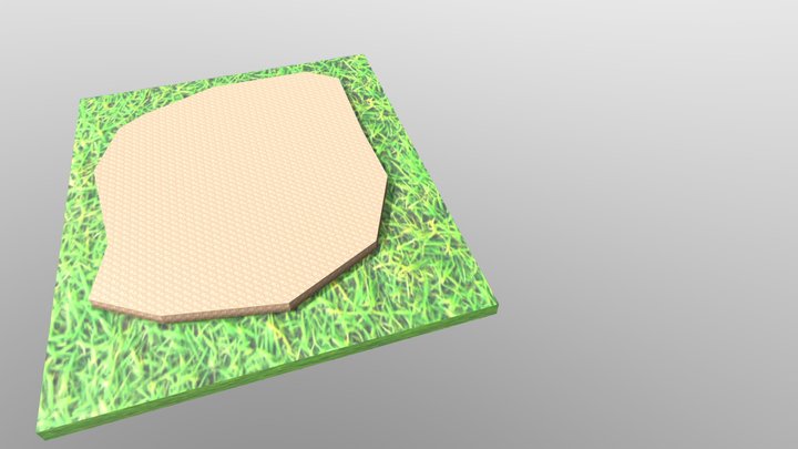 Land Plot 3D Sample 3D Model