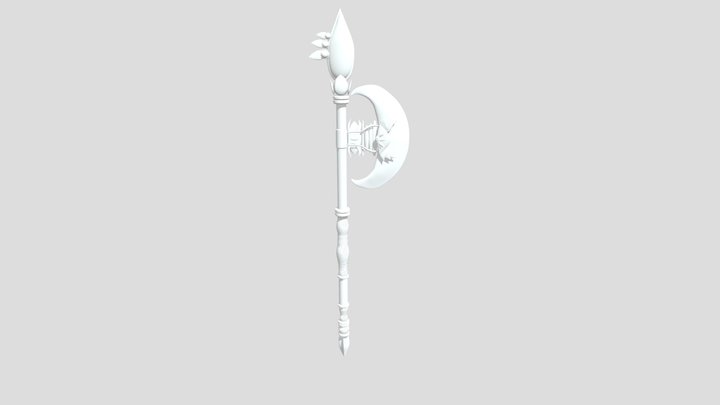 Hindi God Axe 3D Model