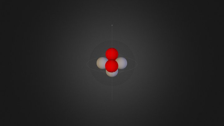 Lithium Atom 3D Model