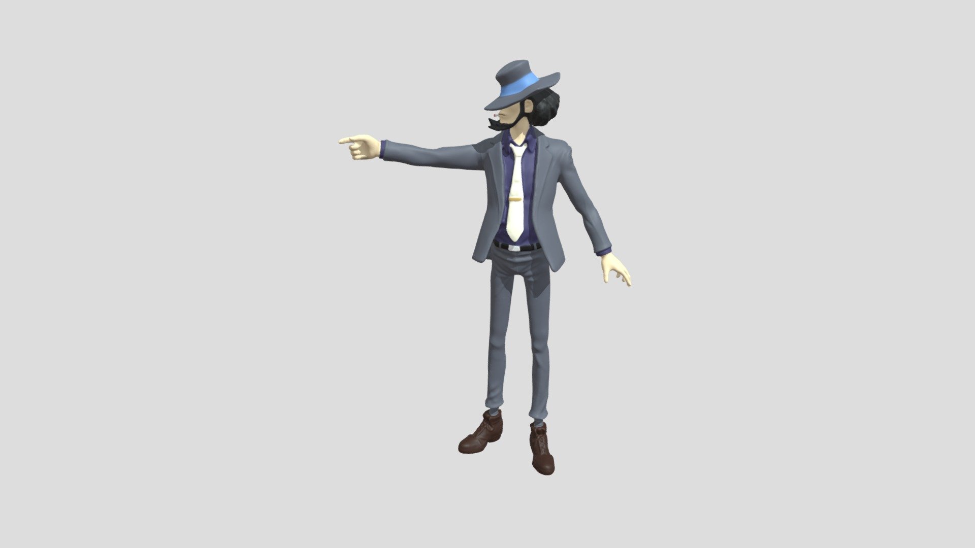 daisuke-jigen-lupiniii-ready-to-print-3d-model-by-ivan0309