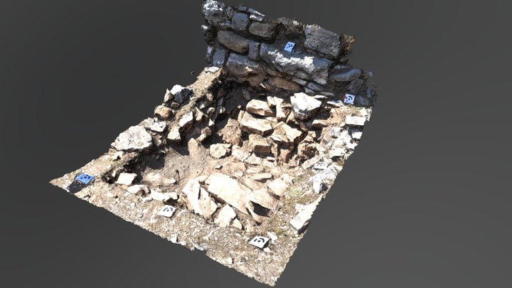 Trench 1 (mid way through) 3D Model