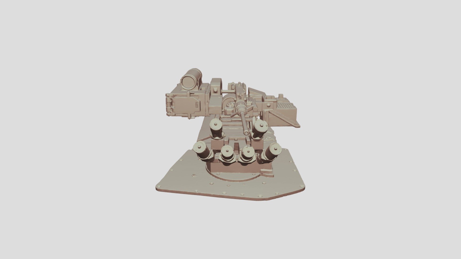 Robotic Defense System Model - 3D model by ITSPAPU123 [01ddc8c] - Sketchfab