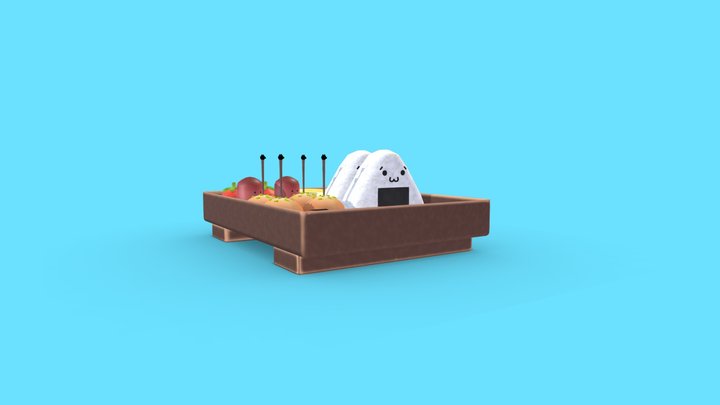 Japanese Bento 3D Model