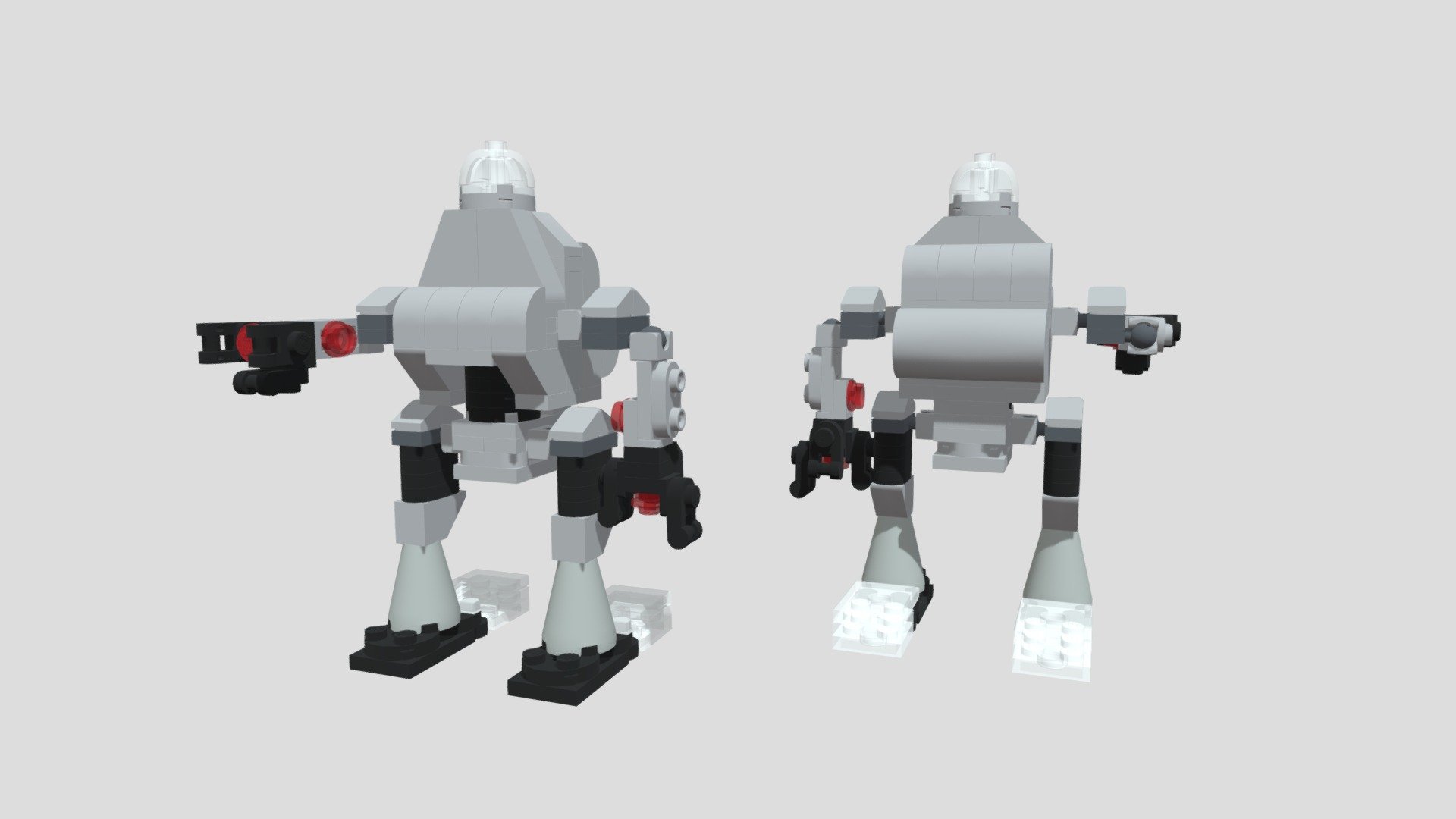 Protectron - LEGO MOC - 3D model by Staycalm182 [01de8de] - Sketchfab