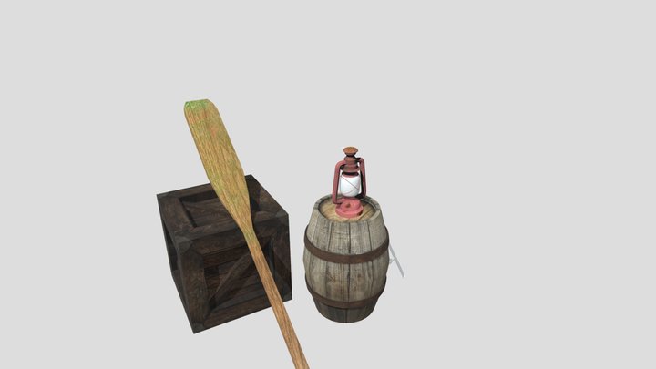 DAE 5 Finished props - By the ocean 3D Model