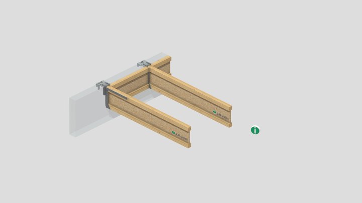 F46A | Masonry restraint hanger detail 2 3D Model