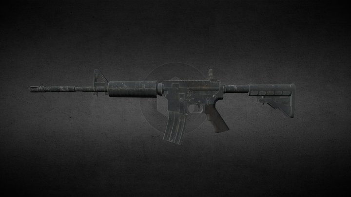 M4A1 3D Model