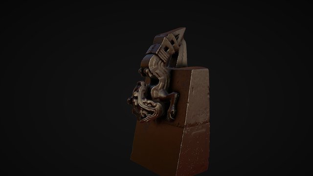 British Museum Mesh Rendered Substance Painter 3D Model