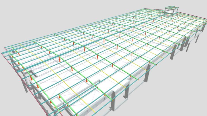 Cobertura GCM - TOP - Mabe Engenharia 3D Model