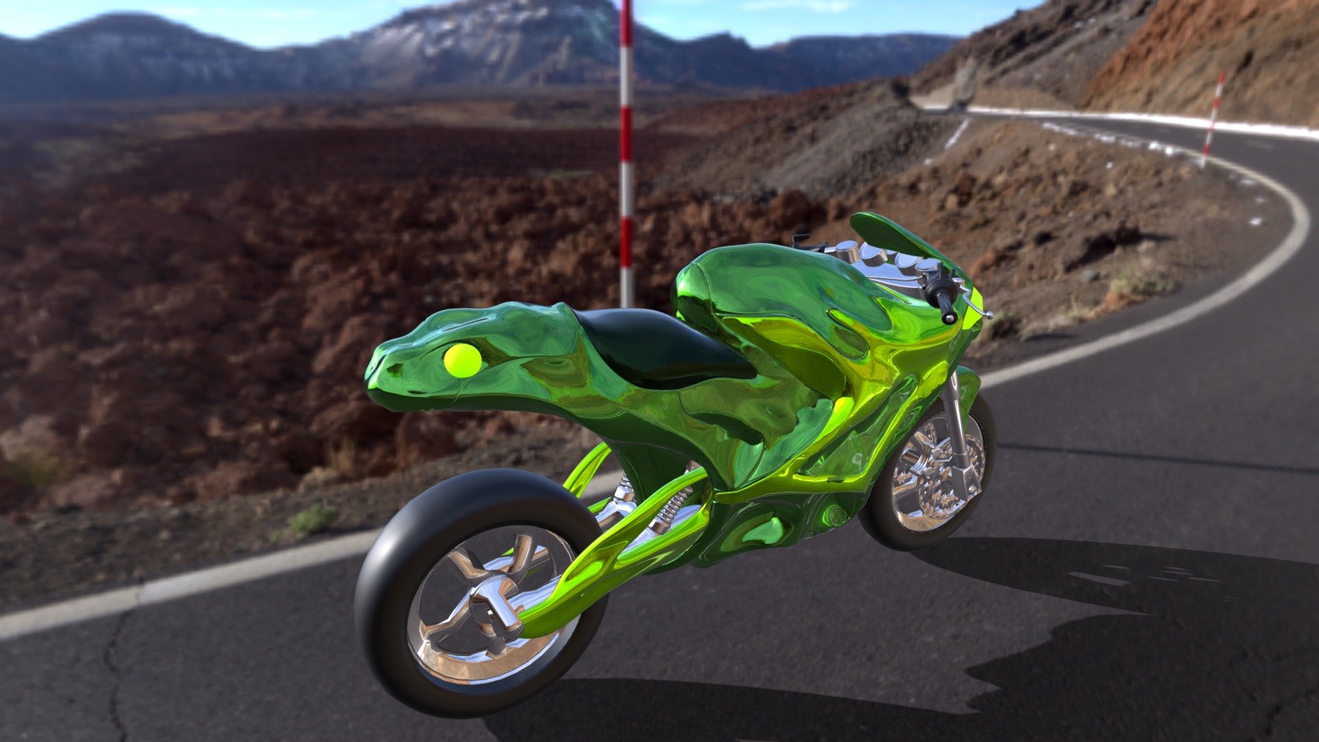 The Snakeman's Bike