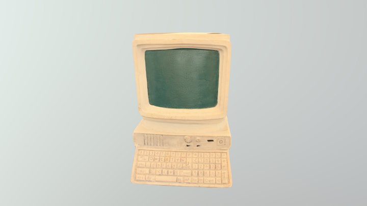 Clay Pencil Holder 3D Model