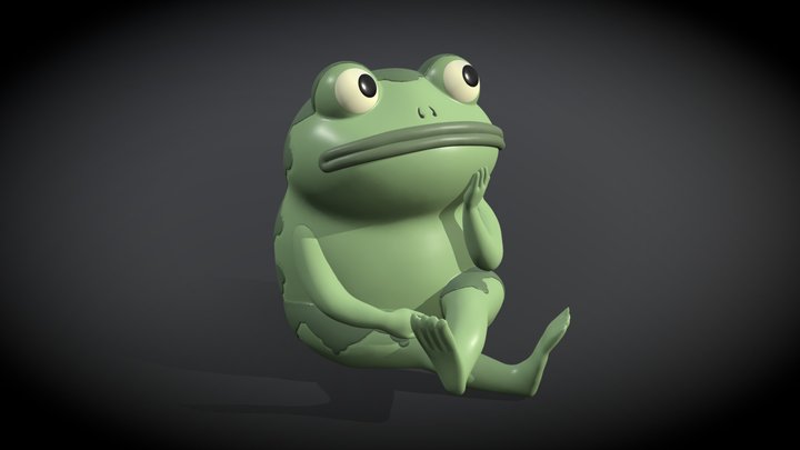 Frog - Over the Garden Wall 3D Model