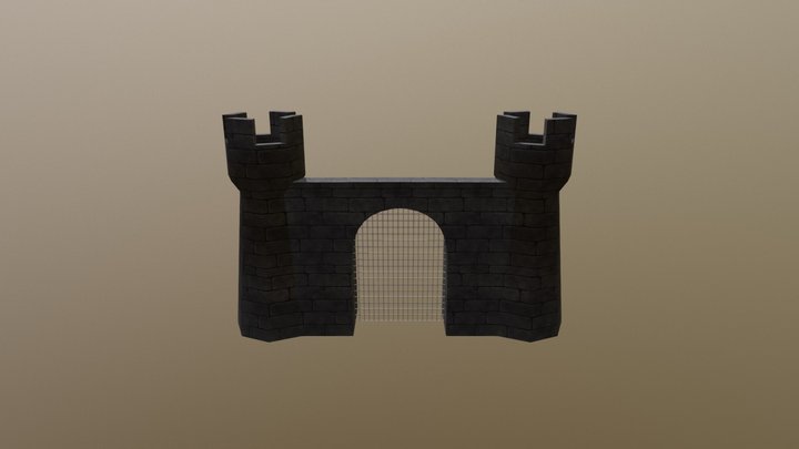 Stone Castle 3D Model