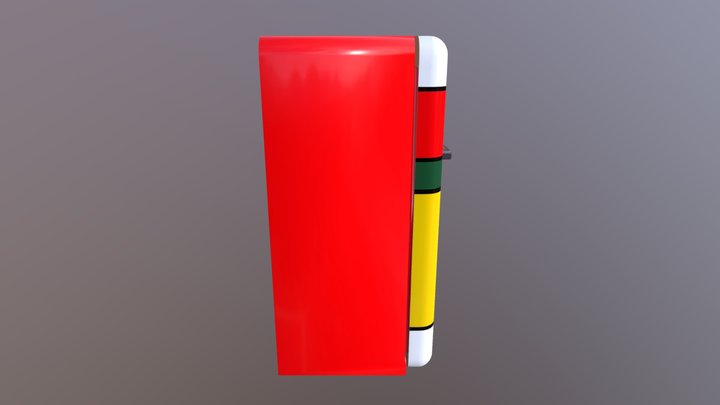 SMEG_Refrigerator 3D Model