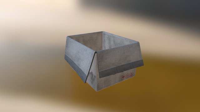 Vault Box Open Example 3D Model