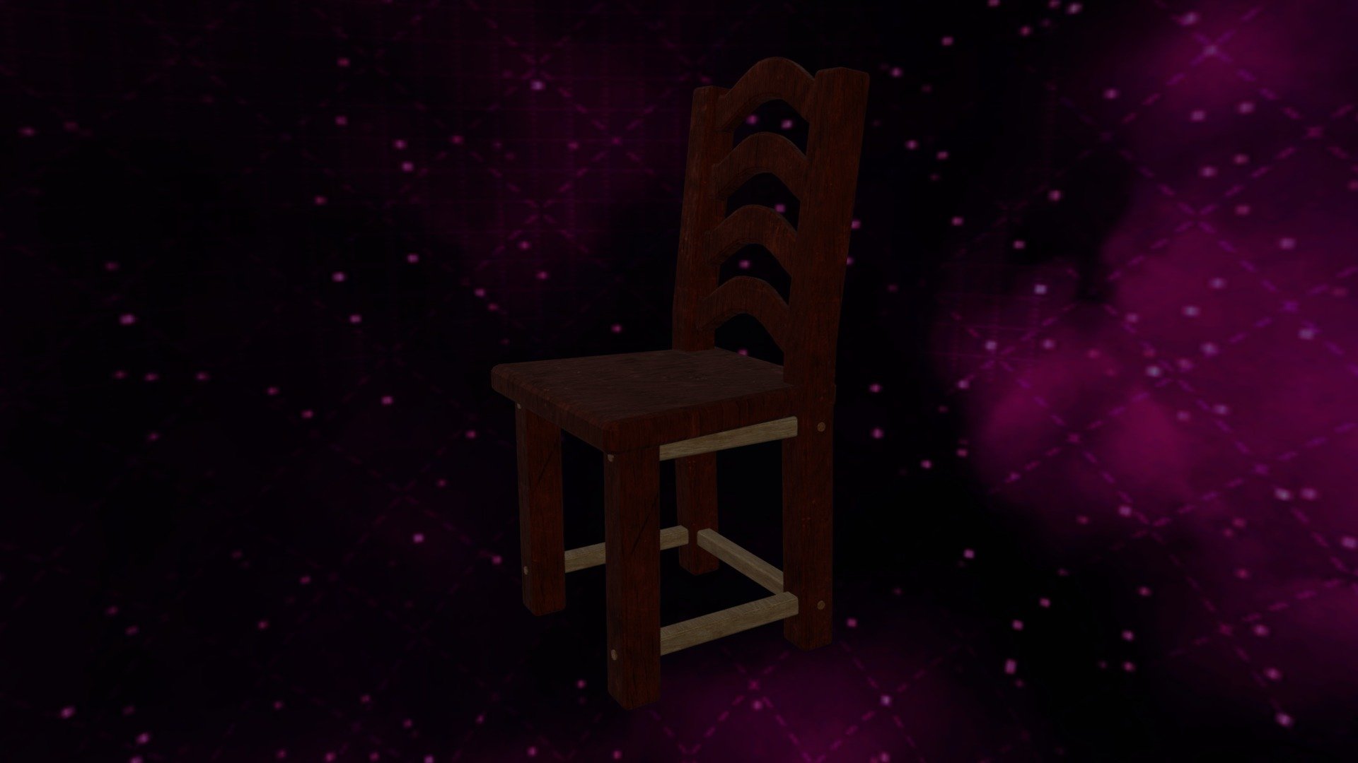 Wooden Chair FBX (v0.9) FREE Low Poly