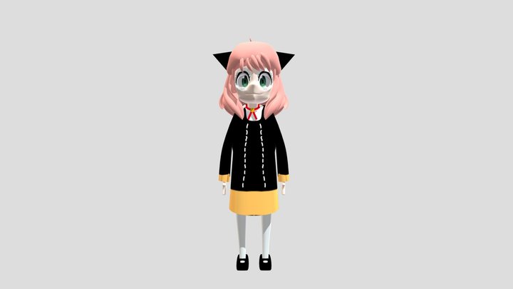 Anya SPY X FAMILY 3D Model