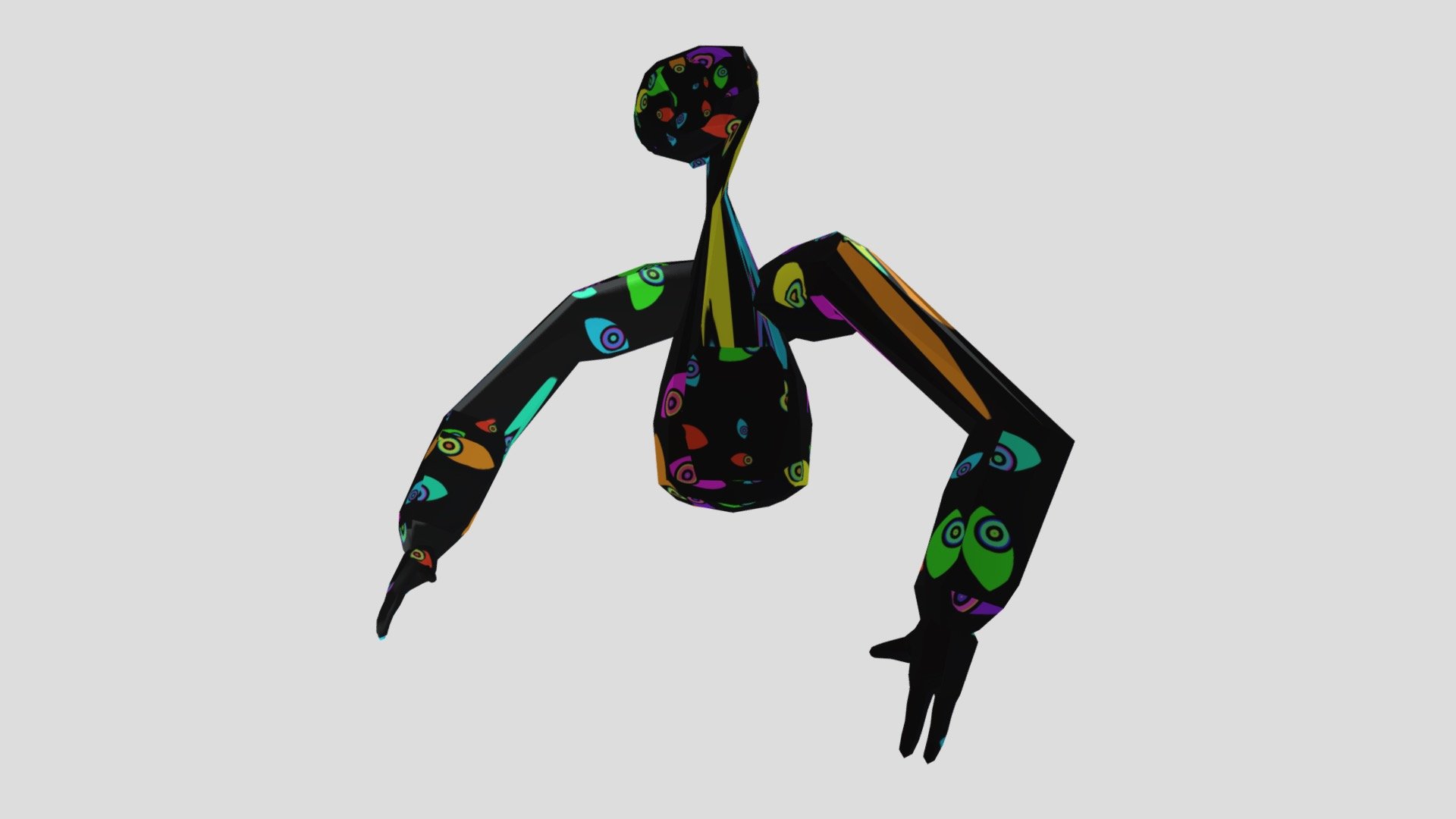abstracted a-train (custom monster) - Download Free 3D model by ...