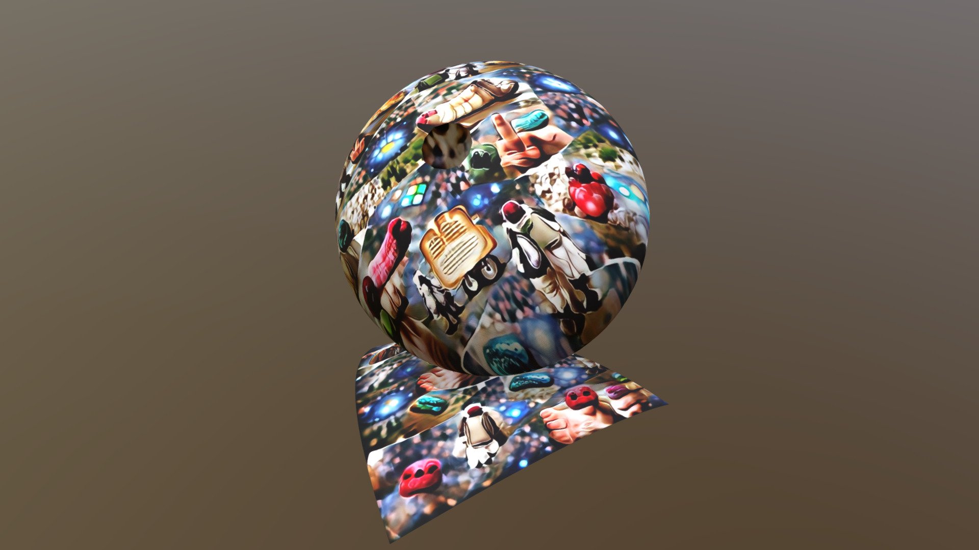 Just a textured shape