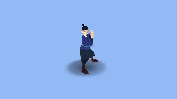 Mizu (Blue Eye Samurai) 3D Model