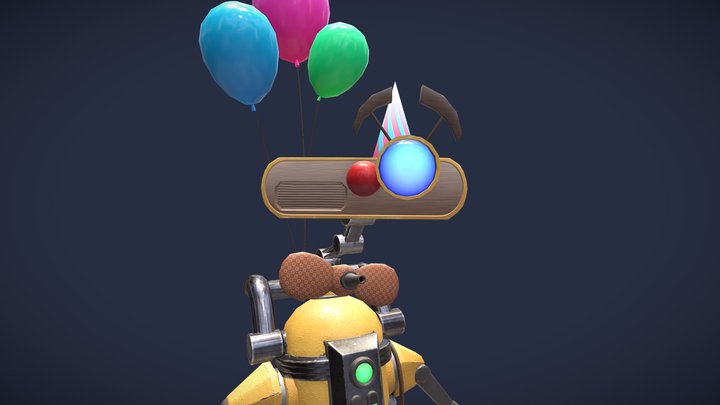 DAE Robuddy - Balloony 3D Model