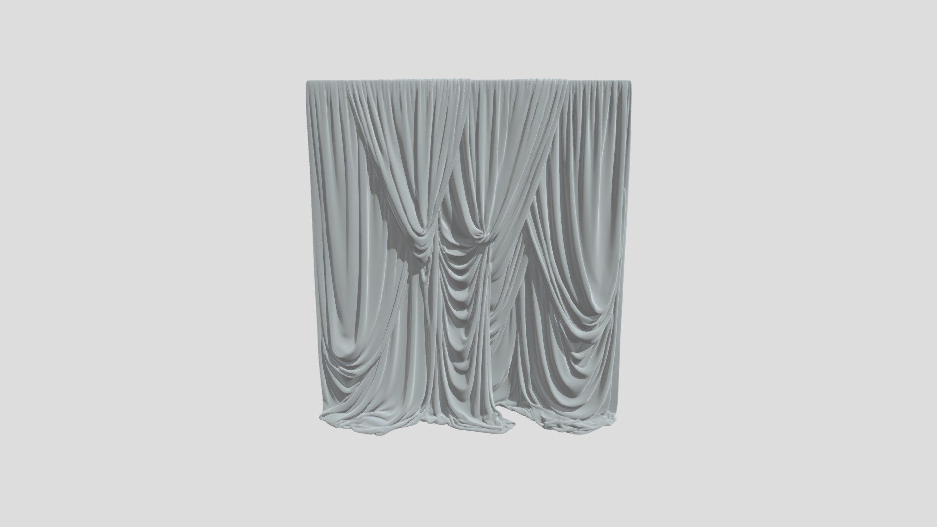 Green drapery - Download Free 3D model by mangestifebri [01eaac4 ...