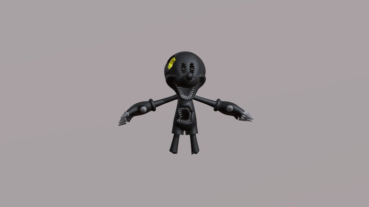 Nightmare Suicide Mouse 3D Model