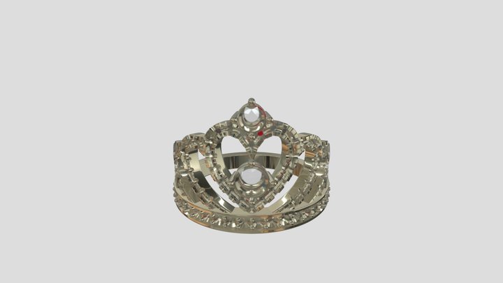 AFRG015 goldring wedding engagement luxury – Kostenloses 3D-Modell STL