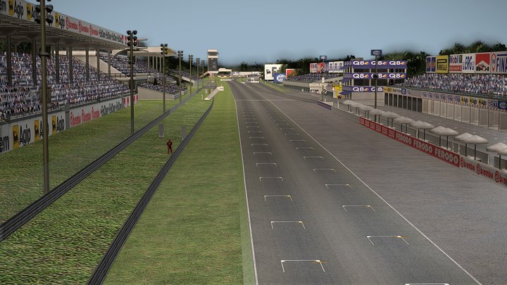 Monza Circuit 1998 layout – Gratis 3D-model STL