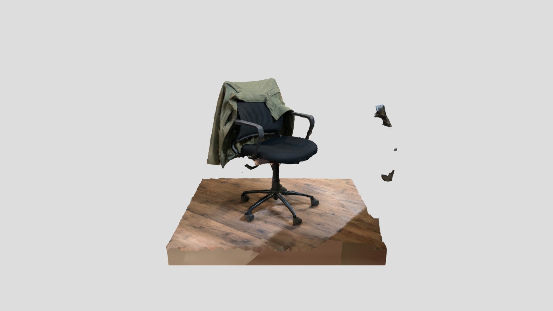 Jacket On Chair Download Free 3D model by Pun1shR [01eea0d] Sketchfab