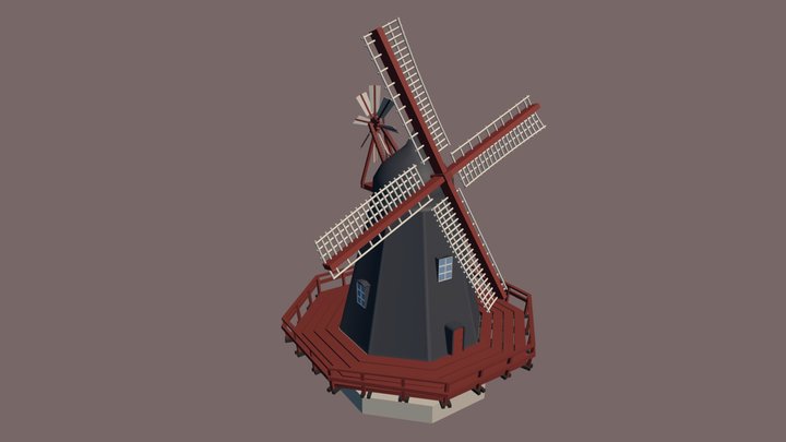 Mill 3D Model