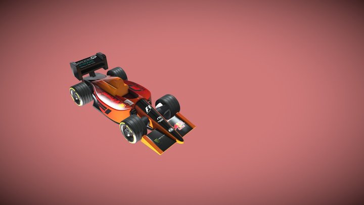 F1 Toy Car 3D model 3D Model