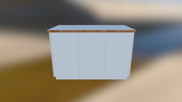 Keukenblok 3D Model